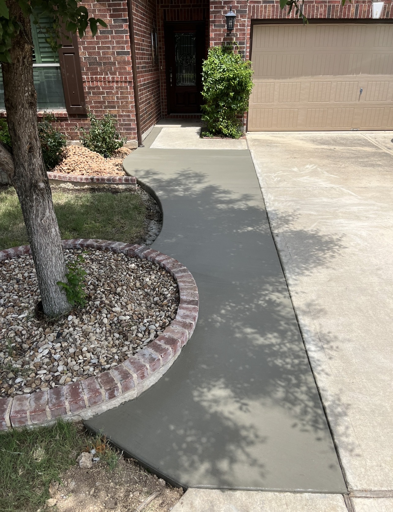 Driveway Walkway Addition